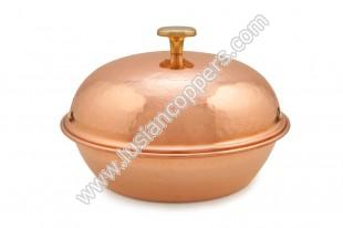 Copper Hammered Tureen 