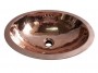 Lavatório de Cobre Redondo Martelado